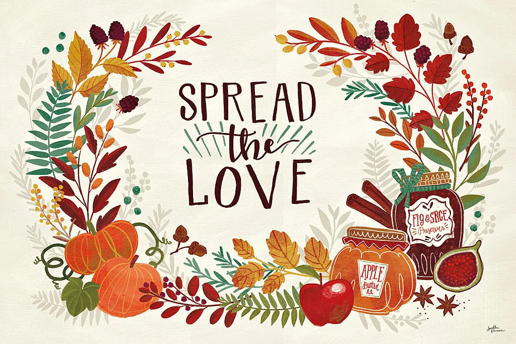 Spread the Love I by Janelle Penner. SKU 48957i. Archival Giclee Fine art print for wall decor.