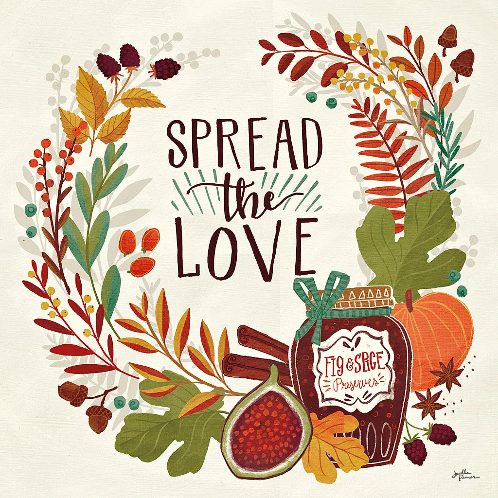 Spread the Love II by Janelle Penner. SKU 48958a. Archival Giclee Fine art print for wall decor.