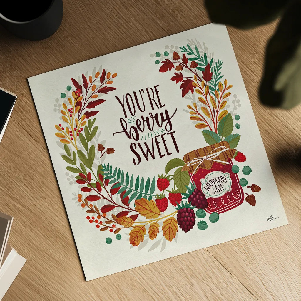 Spread the Love III by Janelle Penner. Shown as a detailed flat fine art print, highlighting archival giclee quality. Available as an archival giclee rolled canvas, fine art paper, or poster print. SKU 48959a.