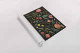 Spring Botanical I Black by Janelle Penner. shown as a rolled paper print. Available as archival giclee rolled canvas, fine art paper, or poster print. SKU 53483i.