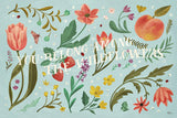 Spring Botanical IV by Janelle Penner. SKU 53480i. Archival Giclee Fine art print for wall decor.