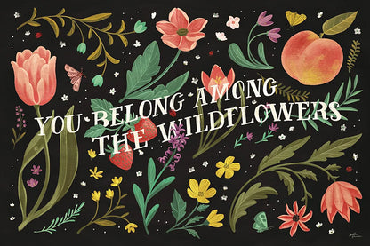 Spring Botanical IV Black by Janelle Penner. SKU 53486i. Archival Giclee Fine art print for wall decor.