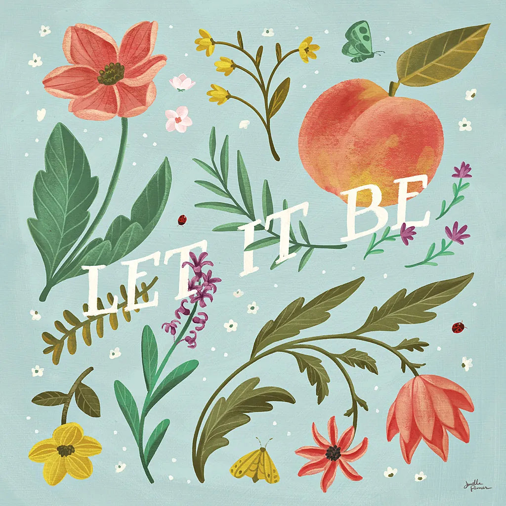 Spring Botanical V by Janelle Penner. SKU 53481a. Archival Giclee Fine art print for wall decor.