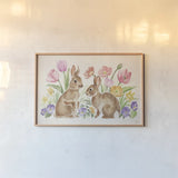 Spring Spirit I by Janelle Penner. shown as a paper print in a natural frame. Available as a archival giclee rolled canvas, fine art paper, or poster print. SKU 72838i.