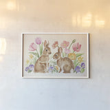 Spring Spirit I by Janelle Penner. shown as a paper print in a white frame. Available as a archival giclee rolled canvas, fine art paper, or poster print. SKU 72838i.