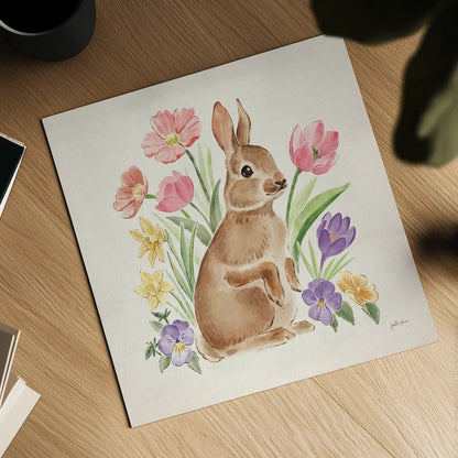 Spring Spirit II by Janelle Penner. Shown as a detailed flat fine art print, highlighting archival giclee quality. Available as an archival giclee rolled canvas, fine art paper, or poster print. SKU 72839a.