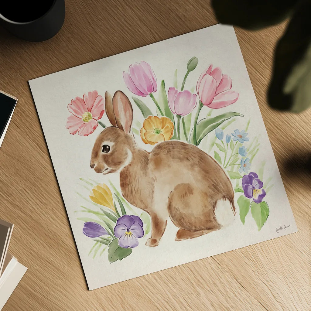 Spring Spirit III by Janelle Penner. Shown as a detailed flat fine art print, highlighting archival giclee quality. Available as an archival giclee rolled canvas, fine art paper, or poster print. SKU 72840a.