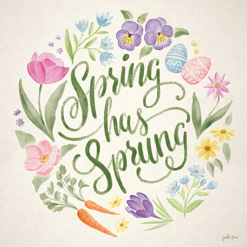 Spring Spirit IV by Janelle Penner. SKU 72841a. Archival Giclee Fine art print for wall decor.