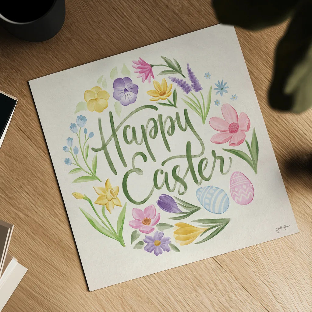 Spring Spirit V by Janelle Penner. Shown as a detailed flat fine art print, highlighting archival giclee quality. Available as an archival giclee rolled canvas, fine art paper, or poster print. SKU 72842a.