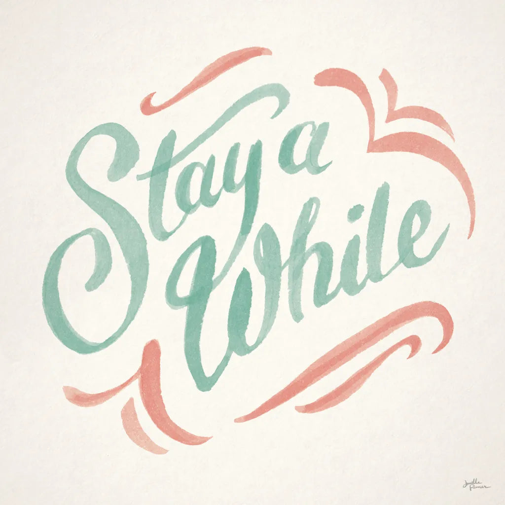 Stay A While I by Janelle Penner. SKU 62279a. Archival Giclee Fine art print for wall decor.