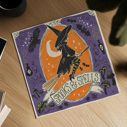 Stay Creepy II by Janelle Penner. Shown as a detailed flat fine art print, highlighting archival giclee quality. Available as an archival giclee rolled canvas, fine art paper, or poster print. SKU 48276a.