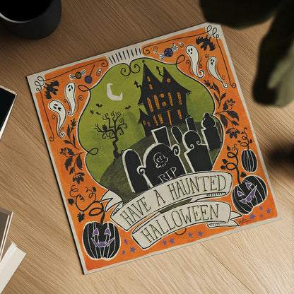 Stay Creepy III by Janelle Penner. Shown as a detailed flat fine art print, highlighting archival giclee quality. Available as an archival giclee rolled canvas, fine art paper, or poster print. SKU 48277a.