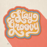 Stay Groovy I Bright by Janelle Penner. SKU 70947a. Archival Giclee Fine art print for wall decor.