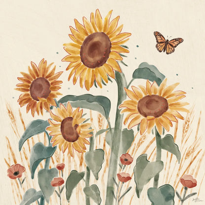 Sunflower Season III by Janelle Penner. SKU 76483a. Archival Giclee Fine art print for wall decor.