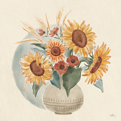 Sunflower Season IV by Janelle Penner. SKU 76484a. Archival Giclee Fine art print for wall decor.