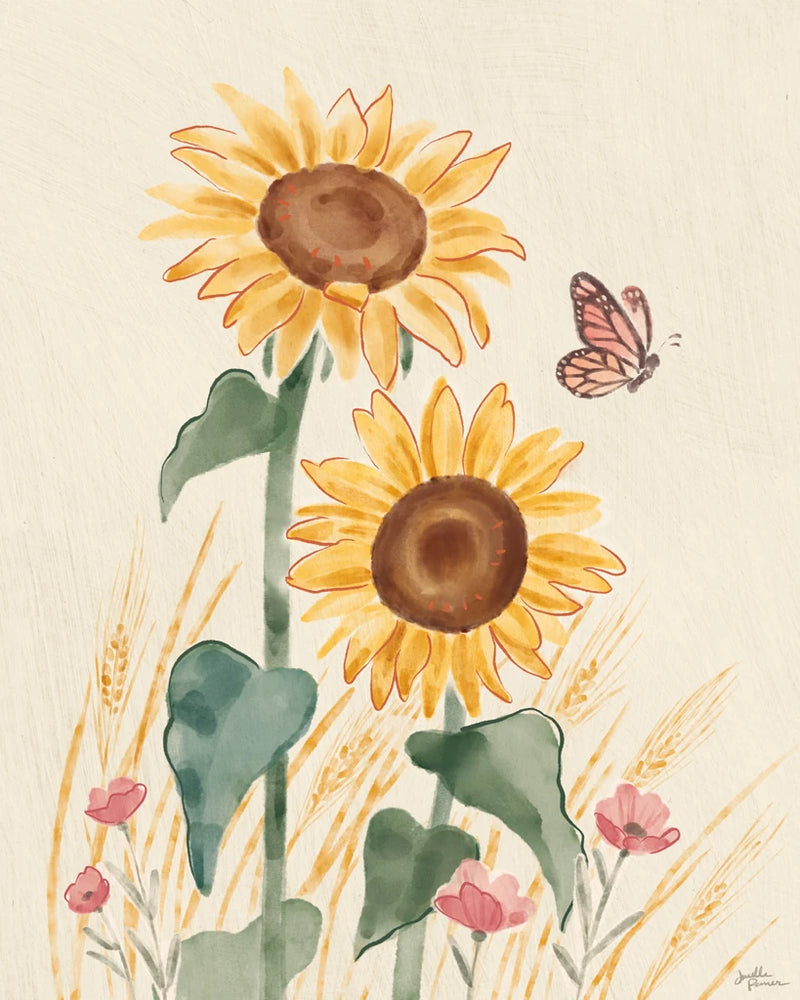 Sunflower Season VIII Bright by Janelle Penner