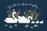 Swan Lake I by Janelle Penner. SKU 39228i. Archival Giclee Fine art print for wall decor.
