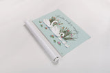 Swan Lake I Mint by Janelle Penner. shown as a rolled paper print. Available as archival giclee rolled canvas, fine art paper, or poster print. SKU 39235i.