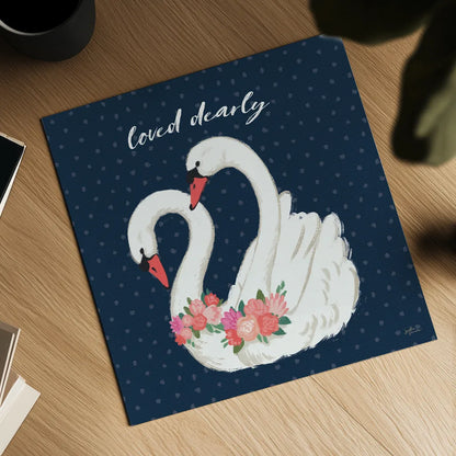 Swan Lake VI Loved by Janelle Penner. Shown as a detailed flat fine art print, highlighting archival giclee quality. Available as an archival giclee rolled canvas, fine art paper, or poster print. SKU 52515a.
