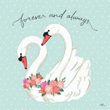 Swan Lake VI Mint by Janelle Penner. SKU 39240a. Archival Giclee Fine art print for wall decor.