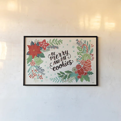 Sweet Christmas I by Janelle Penner. shown as a paper print in a black flame. Available as a archival giclee rolled canvas, fine art paper, or poster print. SKU 51589i.