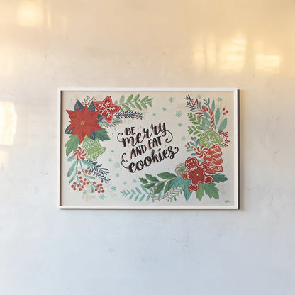 Sweet Christmas I by Janelle Penner. shown as a paper print in a white frame. Available as a archival giclee rolled canvas, fine art paper, or poster print. SKU 51589i.