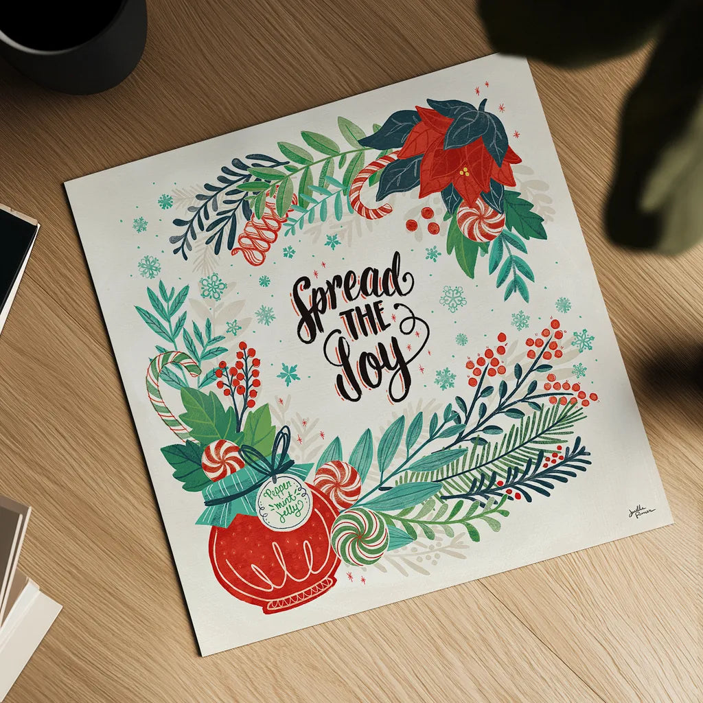 Sweet Christmas II by Janelle Penner. Shown as a detailed flat fine art print, highlighting archival giclee quality. Available as an archival giclee rolled canvas, fine art paper, or poster print. SKU 51590a.