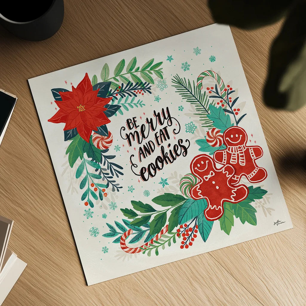 Sweet Christmas III by Janelle Penner. Shown as a detailed flat fine art print, highlighting archival giclee quality. Available as an archival giclee rolled canvas, fine art paper, or poster print. SKU 51591a.