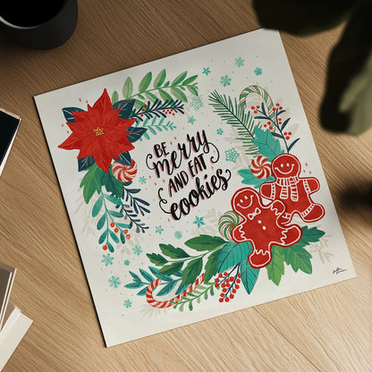 Sweet Christmas III by Janelle Penner. Shown as a detailed flat fine art print, highlighting archival giclee quality. Available as an archival giclee rolled canvas, fine art paper, or poster print. SKU 51591a.