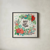 Sweet Christmas IV by Janelle Penner. Shown in a sleek black glass frame for a contemporary gallery look. Available as an archival giclee rolled canvas, fine art paper, or poster print. SKU 51592a.