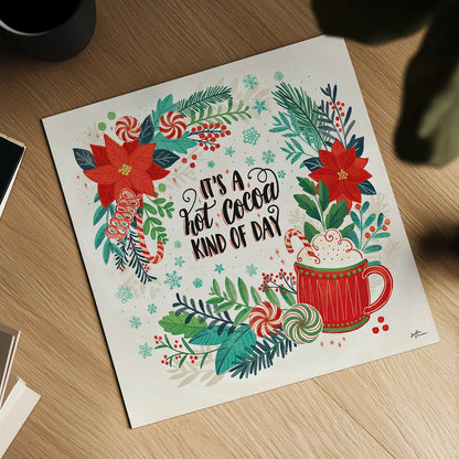 Sweet Christmas V by Janelle Penner. Shown as a detailed flat fine art print, highlighting archival giclee quality. Available as an archival giclee rolled canvas, fine art paper, or poster print. SKU 51593a.