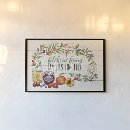 Sweet Life I by Janelle Penner. shown as a paper print in a black flame. Available as a archival giclee rolled canvas, fine art paper, or poster print. SKU 30909i.