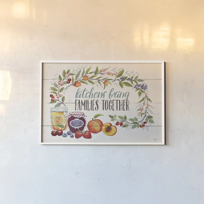 Sweet Life I by Janelle Penner. shown as a paper print in a white frame. Available as a archival giclee rolled canvas, fine art paper, or poster print. SKU 30909i.