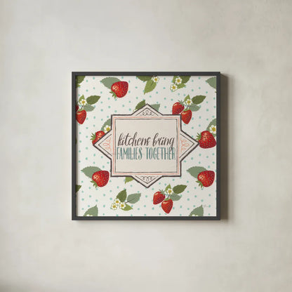 Sweet Life IX White v2 by Janelle Penner. Shown in a sleek black glass frame for a contemporary gallery look. Available as an archival giclee rolled canvas, fine art paper, or poster print. SKU 46178a.