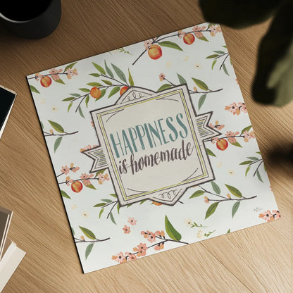 Sweet Life VI White v2 by Janelle Penner. Shown as a detailed flat fine art print, highlighting archival giclee quality. Available as an archival giclee rolled canvas, fine art paper, or poster print. SKU 46177a.