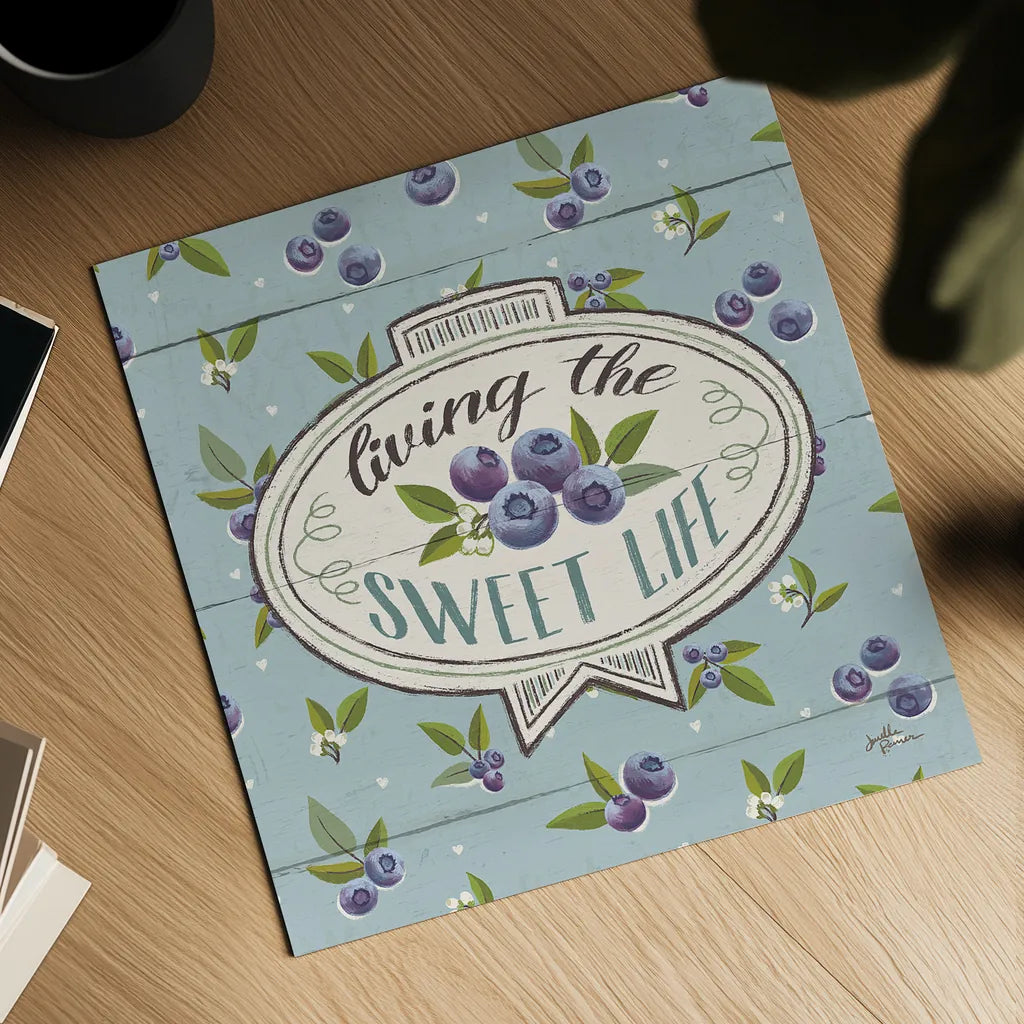 Sweet Life VIII by Janelle Penner. Shown as a detailed flat fine art print, highlighting archival giclee quality. Available as an archival giclee rolled canvas, fine art paper, or poster print. SKU 30916a.