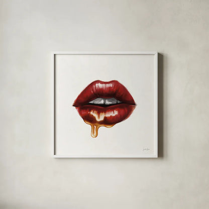 Sweets I by Janelle Penner. Shown in a crisp white glass frame for a clean and minimalist style. Available as an archival giclee rolled canvas, fine art paper, or poster print. SKU 67635a.