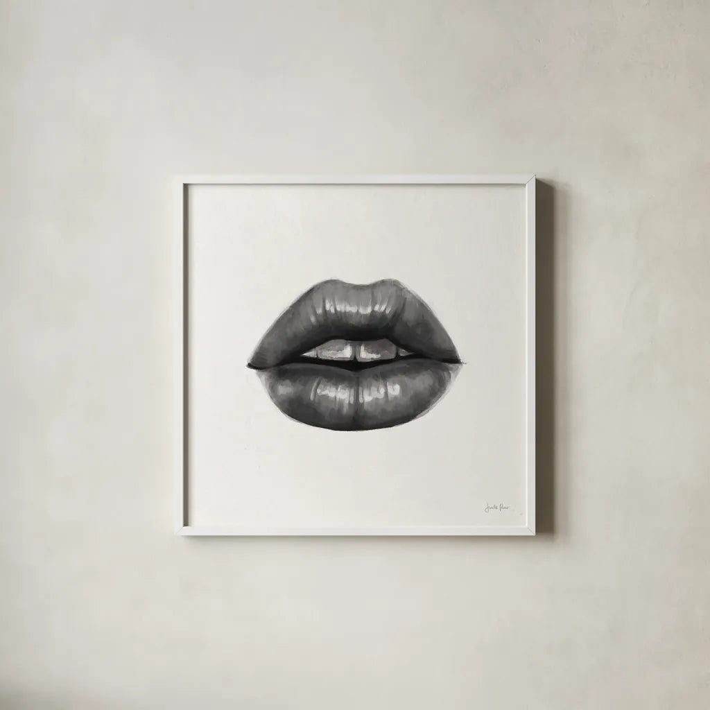 Sweets II Neutral by Janelle Penner. Shown in a crisp white glass frame for a clean and minimalist style. Available as an archival giclee rolled canvas, fine art paper, or poster print. SKU 67639a.