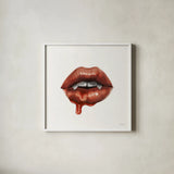 Sweets III by Janelle Penner. Shown in a crisp white glass frame for a clean and minimalist style. Available as an archival giclee rolled canvas, fine art paper, or poster print. SKU 67637a.