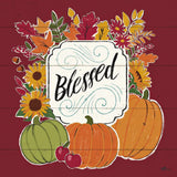 Thankful III Red by Janelle Penner. SKU 45433a. Archival Giclee Fine art print for wall decor.