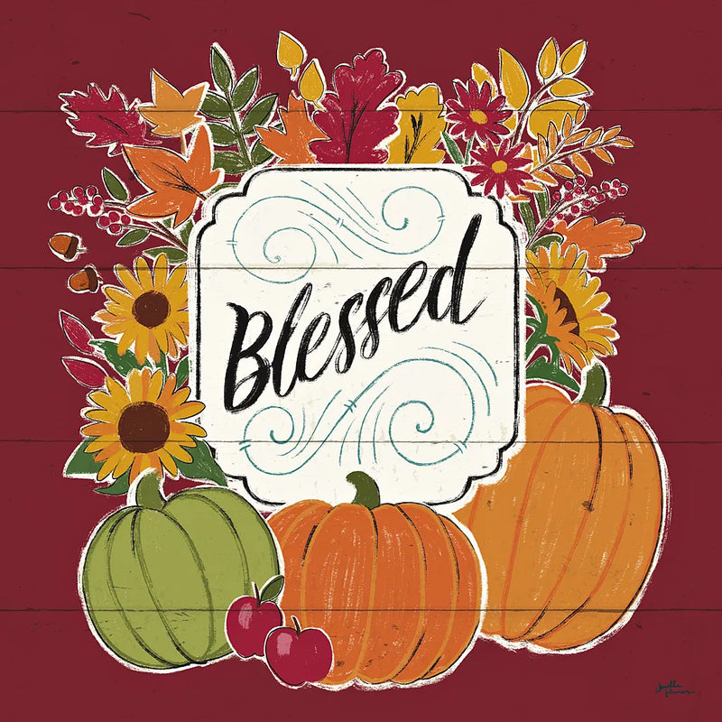 Thankful III Red by Janelle Penner. SKU 45433a. Archival Giclee Fine art print for wall decor.