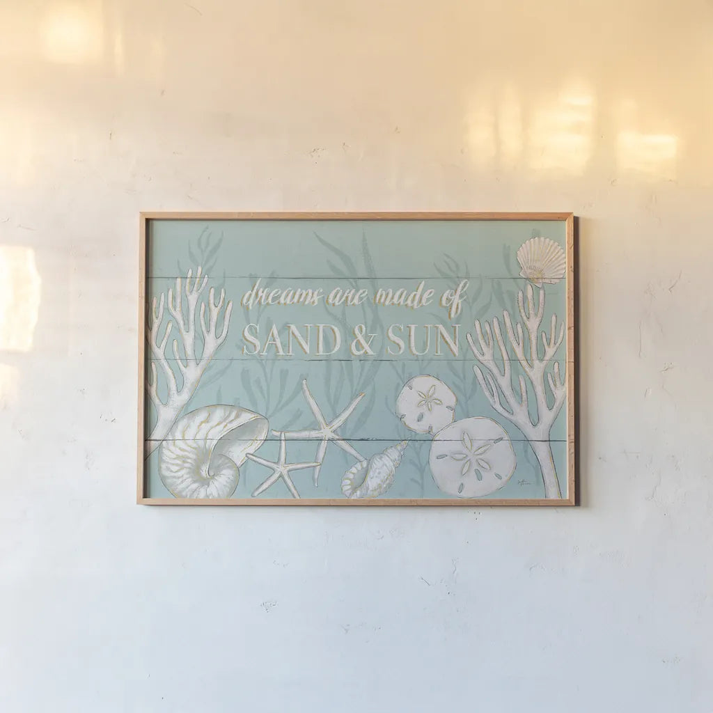 Tranquil Morning I by Janelle Penner. shown as a paper print in a natural frame. Available as a archival giclee rolled canvas, fine art paper, or poster print. SKU 35002i.