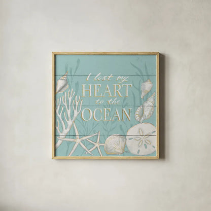 Tranquil Morning II by Janelle Penner. Shown in a natural wood glass frame for a timeless modern aesthetic. Available as an archival giclee rolled canvas, fine art paper, or poster print. SKU 35003a.