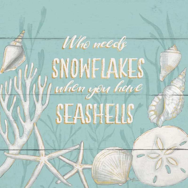 Tranquil Morning II Snowflakes by Janelle Penner. SKU 44927a. Archival Giclee Fine art print for wall decor.