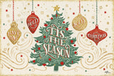 Trimming the Tree I Green Tree by Janelle Penner. SKU 59644i. Archival Giclee Fine art print for wall decor.