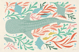 Under the Sea I by Janelle Penner. SKU 69204i. Archival Giclee Fine art print for wall decor.