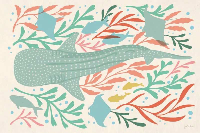 Under the Sea I by Janelle Penner. SKU 69204i. Archival Giclee Fine art print for wall decor.
