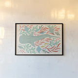 Under the Sea I by Janelle Penner. shown as a paper print in a black flame. Available as a archival giclee rolled canvas, fine art paper, or poster print. SKU 69204i.