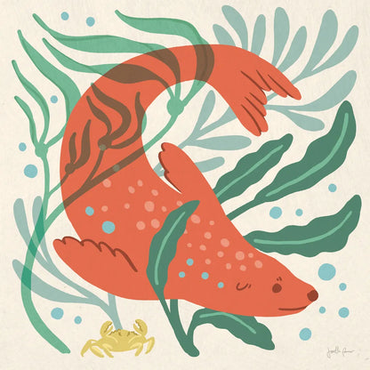 Under the Sea II by Janelle Penner. SKU 69205a. Archival Giclee Fine art print for wall decor.