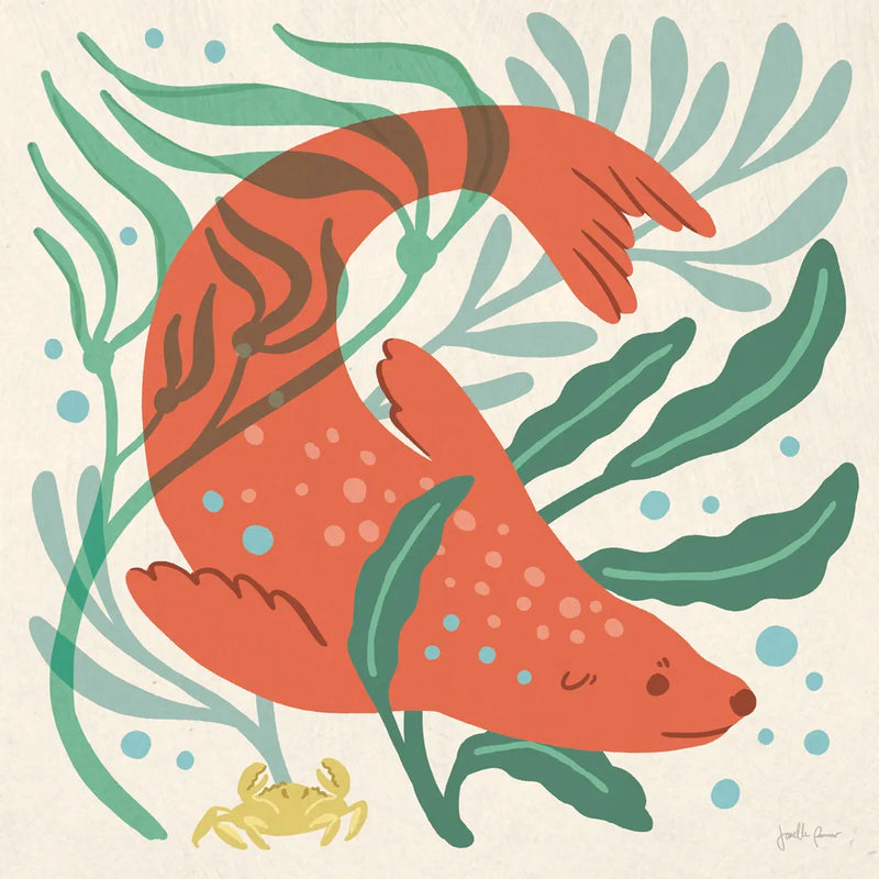 Under the Sea II by Janelle Penner. SKU 69205a. Archival Giclee Fine art print for wall decor.